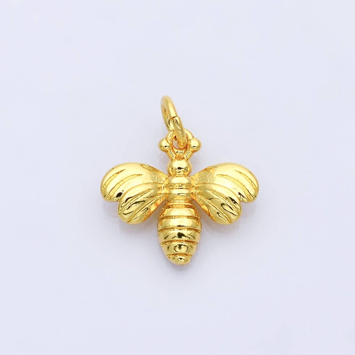 14K Gold Filled Minimalist Bee Insect Charm | D201