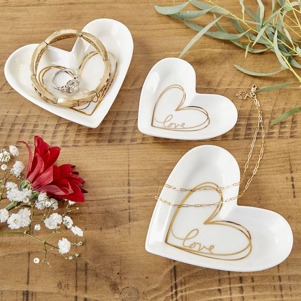 Heart-Shaped Trinket Dish