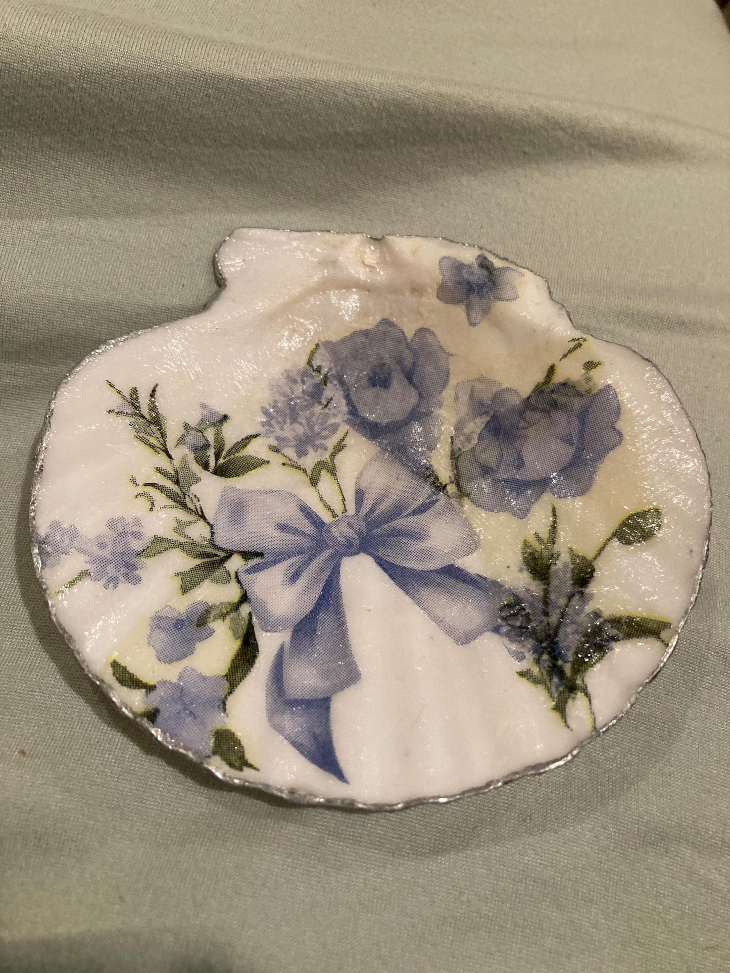 Blue Bow Bouquet | Ring Dish