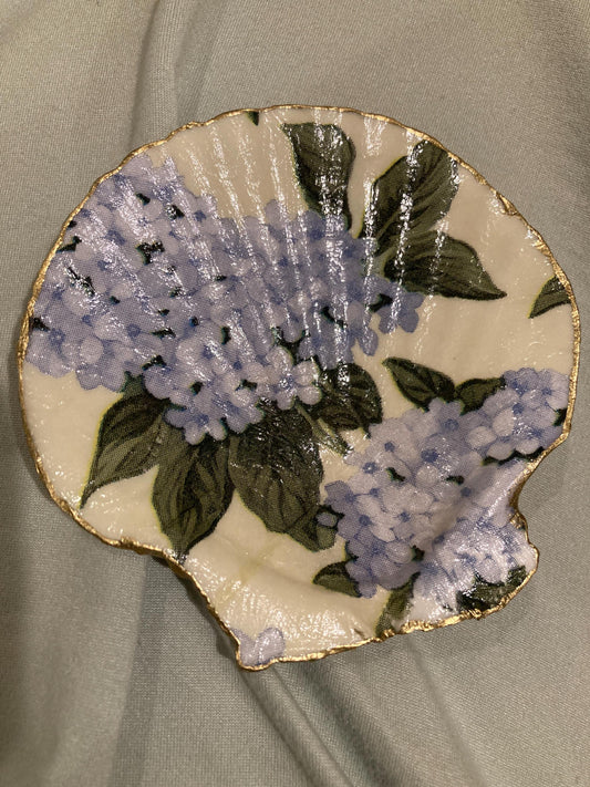Blue Hydrangeas | Ring Dish